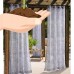 Bay Isle Home Bolton Leaf Nature Sheer Outdoor Grommet Single Curtain Panel   